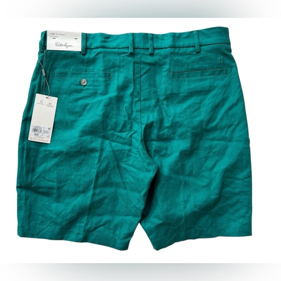NWT Walter Hagen Men’s 9” Clubhouse Linen Shorts in Clubhouse Green in size 36 - Picture 2 of 5